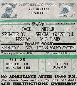 ticket for June 92